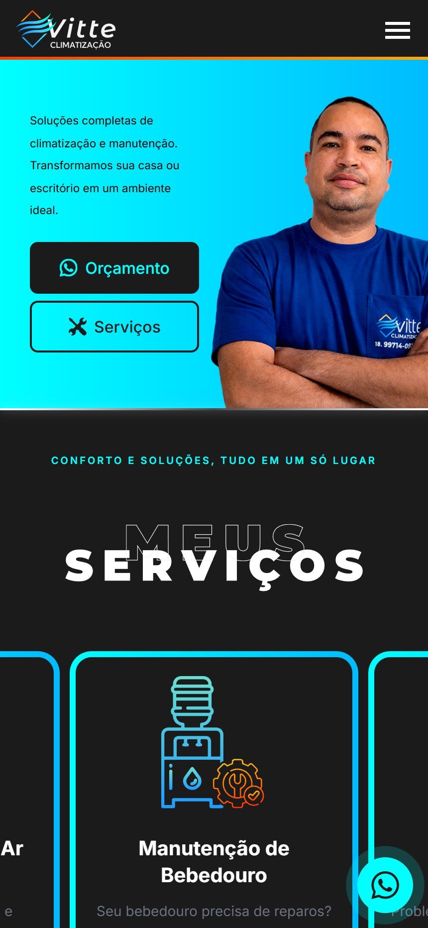 Home em celular